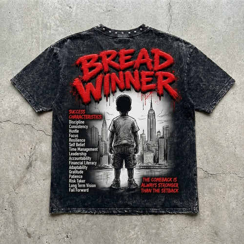 Bread Winner - Premium Vintage Black T-Shirt