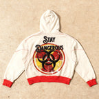 Stay Dangerous - Embroidered Fleece Zip up