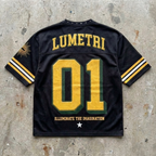 Luminari Flight - Premium Black Mesh Jersey